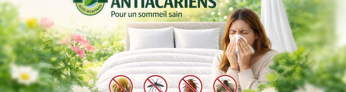 Couette et oreiller anti-acariens : pourquoi choisir une literie traitée Greenfirst® au printemps