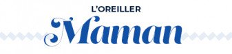 Oreiller mi-ferme brodé Maman