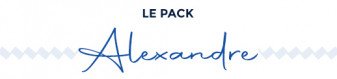 Pack étudiant - Alexandre