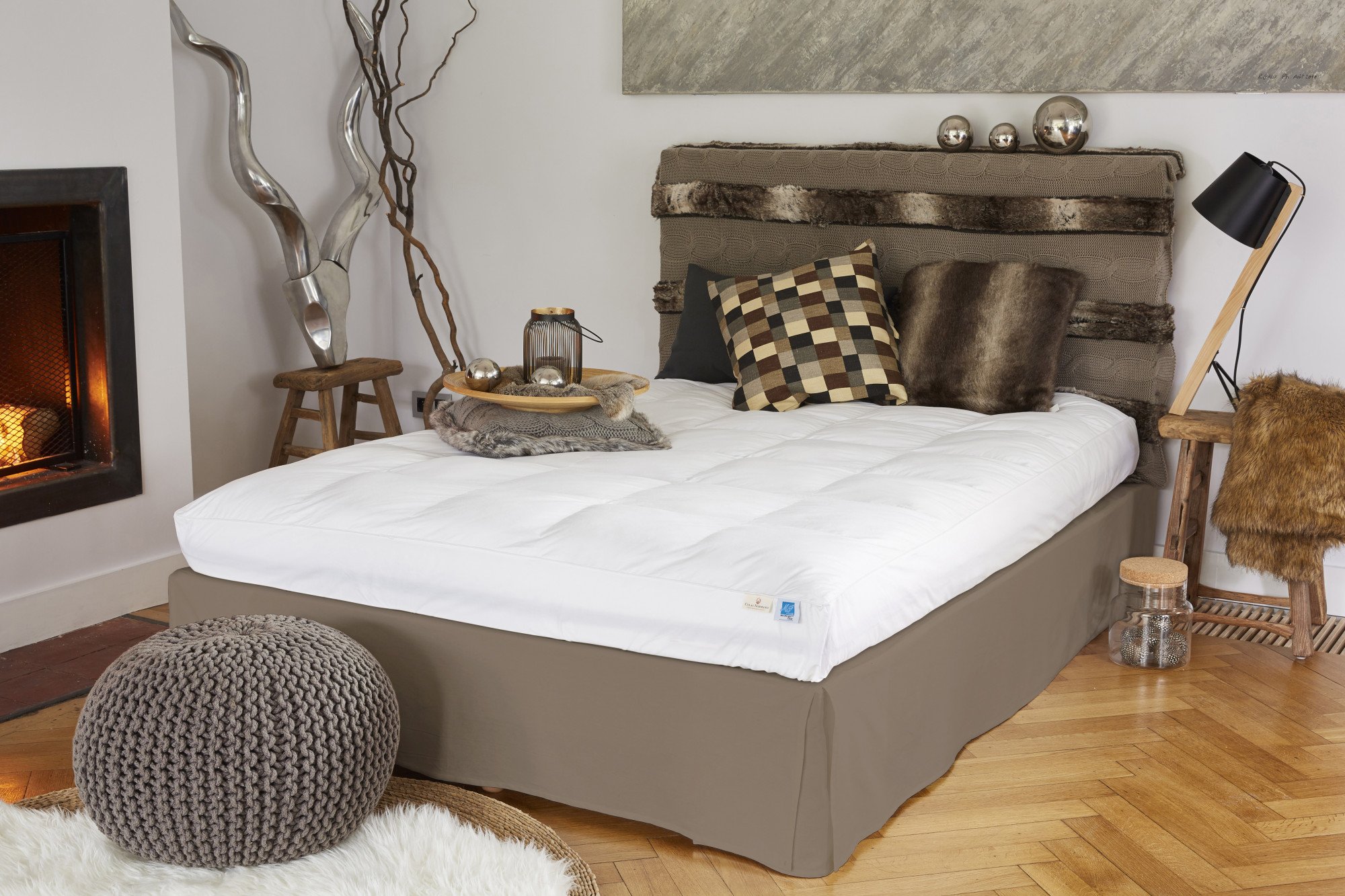 DODO | Protège-Matelas Imperméable Anti-Acariens 90x190 | pour lit 1  Personne | Protège-Matelas Saphir | Douceur Coton | Lavable en Machine à  95°c