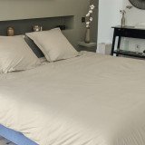 Parure de lit  percale de coton bio