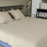 Parure de lit  percale de coton bio | Lin