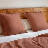 Parure de lit en coton bio | Terracota