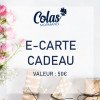 E-carte cadeau 50€