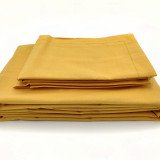 Parure de lit  percale de coton bio | Ocre