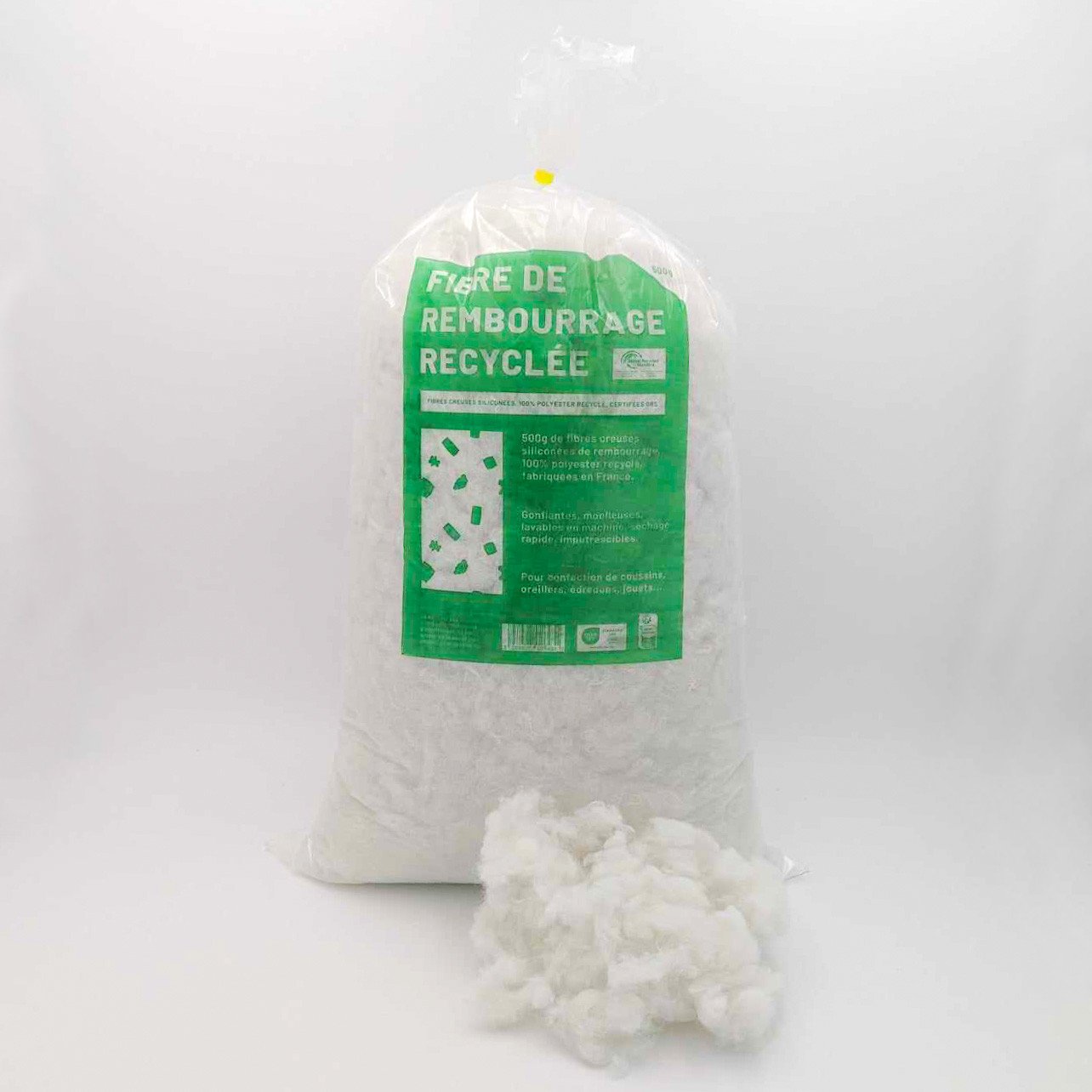Sachet de fibre rembourrage polyester 500 g