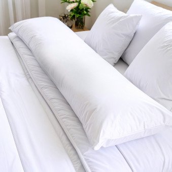 Traversin plat à mémoire de forme