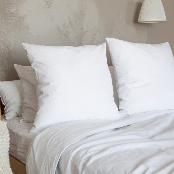 Oreiller moelleux en percale de coton | Gilbert