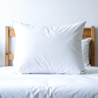 Oreiller douceur percale moelleux | Thibault