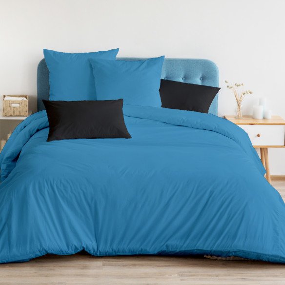 Housse de Couette Bleu Foncé